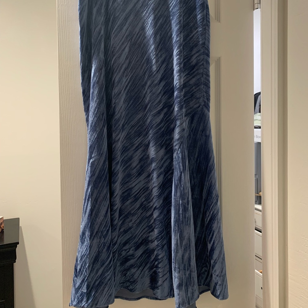 Free people velvet maxi skirt